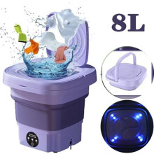 Mini Washing Machine 8L Portable with Sterilization and