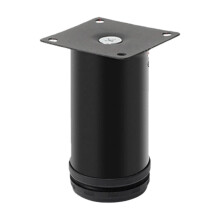10CM Black Adjustable Heavy Duty Legs Support Feet For TV Stand Bed Coffee Desk & Cabinet 1 10mm Height Adjustable Feet With Sturdy