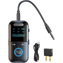 2-in-1 Bluetooth 5.4 Transmitter/Receiver for HiFi, Amps, TV, Car, Airplane, Headphones & Speakers – 3.5mm Aux Adapter – Compatible with XXX