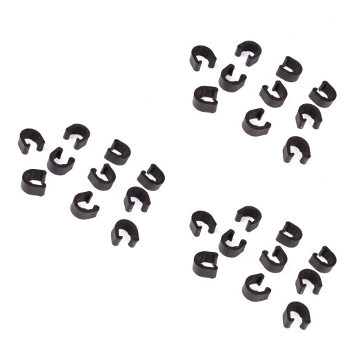 150Pièces Clips C Style Pour Câble De De Route