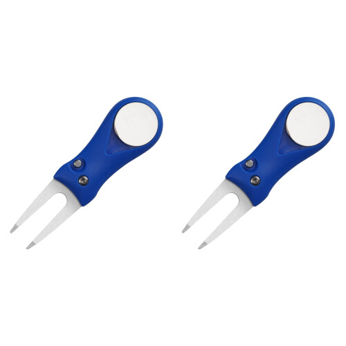 2St Golf Divot Tool Inklapbaar Met Balmarker En Grip