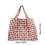 Large Capacity Folding Shopping Bag Polyester Cloth Folding Bag Portable Handheld Storage Bag 3