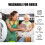 Large Capacity Folding Shopping Bag Polyester Cloth Folding Bag Portable Handheld Storage Bag 4