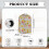 Daisy Pattern Blender Dust Cover Coffee Maker Protection with Multifunctional Protective 6