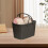 Portable Folding Plastic Bathroom Storage Basket for Shower Organization, White Blue Green 4