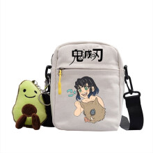 Demon Slayer Schultertasche, Umhängetasche – verstellbarer Riemen, kleine Reisetasche