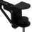 2Pcs Black Stainless Steel Desk Shelf Extender with Adjustable Clamp Design 7