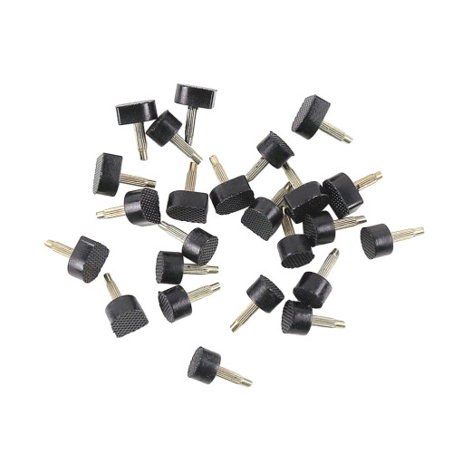 NICEXMAS Στρογγυλά μαύρα άκρα τακουνιού Tpu1Σετ 30 ζευγών για γυναίκες με ψηλοτάκουνα 1