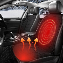 Cuscino riscaldante per sedile auto, riscaldamento rapido di grandi dimensioni per l'inverno, riscaldamento per schienale e sedile - per