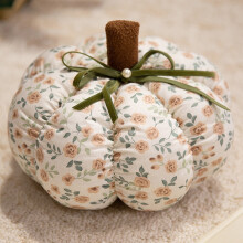 Coussins citrouille en peluche, décoration automne/Halloween/Noël – Vert, 12 cm, compatibles avec canapé, fauteuil, chambre