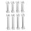 White Plastic Cake Support Pillars 8 Pieces 5