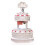 White Plastic Cake Support Pillars 8 Pieces 6