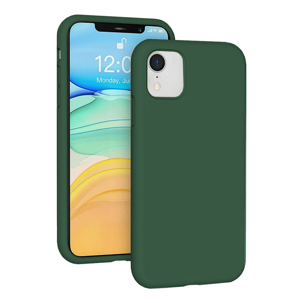 Silicone Case For Compatible With Iphone Xr, Soft-Touch & Slim Protective Cover, Green 9130661148696