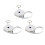 Measuring Tape Retractable 3 Pcs 8