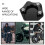 Motorcycle Kickstand Pad Aluminum Alloy Black 7