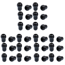 36Pièces Embouts De Rechange Noirs Pour Stéthoscope Isolation Sonore