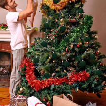 12 boules de Noël unies pour sapin, décoration intérieure/extérieure – Compatibles avec les crochets de sapin standard