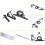 Multi-functional Square Angle Ruler 300mm Stainless Steel Adjustable Sliding Combination Square Ruler Protractor Level Measure Measuring Set 5