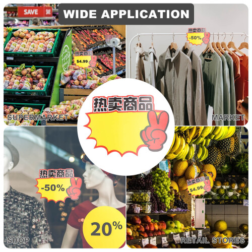 Sales Tags Labels Promotional 100 pcs 2
