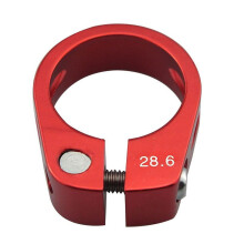 Morsetto reggisella JINGT per sella, accessori sportivi 1 pezzo, clip per bicicletta in lega di alluminio, parti fisse per mountain bike, colore rosso