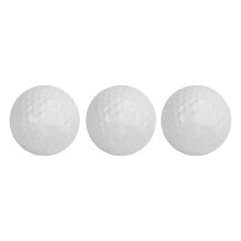 3Pcs Double Layer Golf Practice Balls Outdoor Training Game Balls 146g