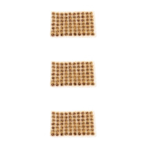 3Boxes Durable Nylon Mini Fake Grass Clusters for Model Train Layouts