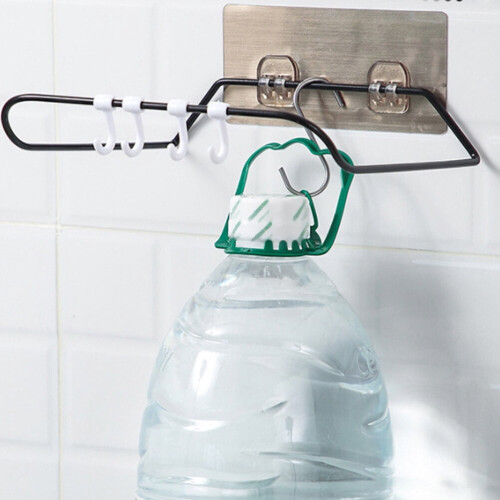 Black Wall-Mounted Basin Storage Rack Iron 1 Piece 1
