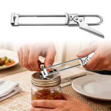 Manual Can Opener Ergonomic Compact for Standard Cans and