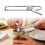 Manual Can Opener Ergonomic Compact for Standard Cans and 1