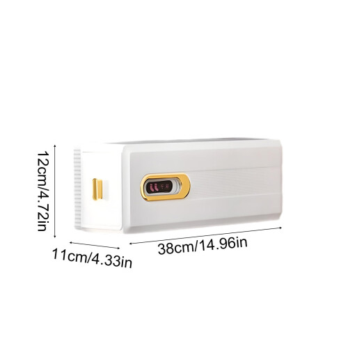 Wardrobe Organizer Box Set | Stackable, Waterproof, Dustproof Plastic Drawers for Underwear & Socks | White | 3 Pack | Adjustable Compartments | 2