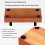 Rustic Natural Wood Iron Napkin Holder Organizer for Kitchen Dining Table 3