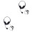 2 Count Over-ear Headphones Wireless Computer Headset Black 2