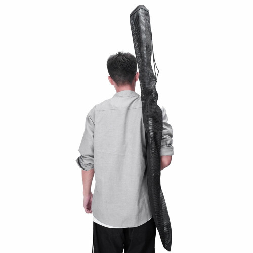 Portable Paddle Pouch Oar Bag Kayak Waterproof Storage Black 2