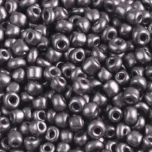 Glass Spacer Beads Gray Round Opaque 3mm 500pcs