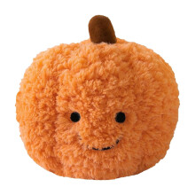 Pluszowa dynia na Halloween, 18 cm – urocza poduszka i dekoracja, kompatybilna z zabawkami dla małych dzieci, do użytku w samochodzie, na kanapie