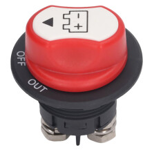 100A Brass Battery Isolator Switch 2-Position Power Cut-Off for Car Boat RV