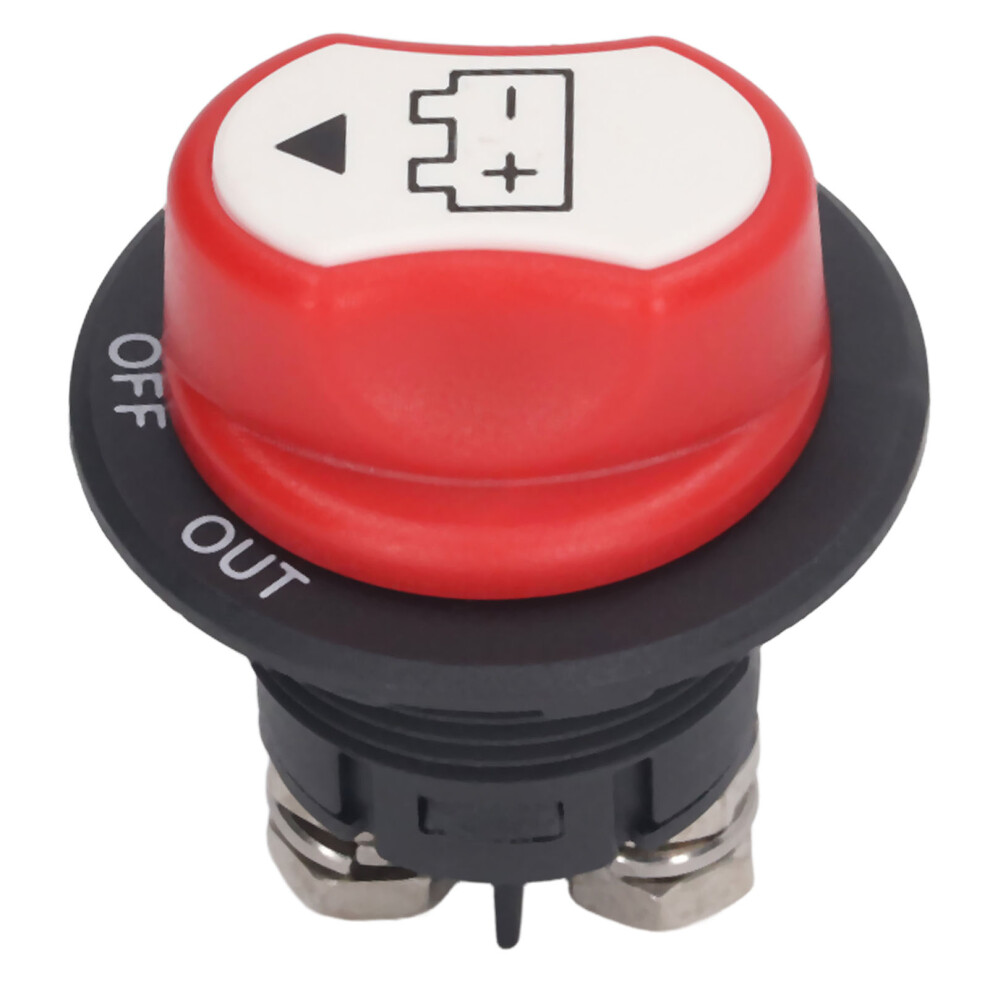 100A Brass Battery Isolator Switch 2-Position Power Cut-Off For Car Boat Rv 8111387618299