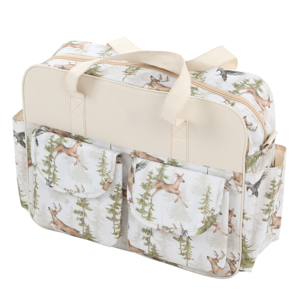 Multifunction Baby Diaper Bag for Boys & Girls with Many Pockets, 40x15x31cm