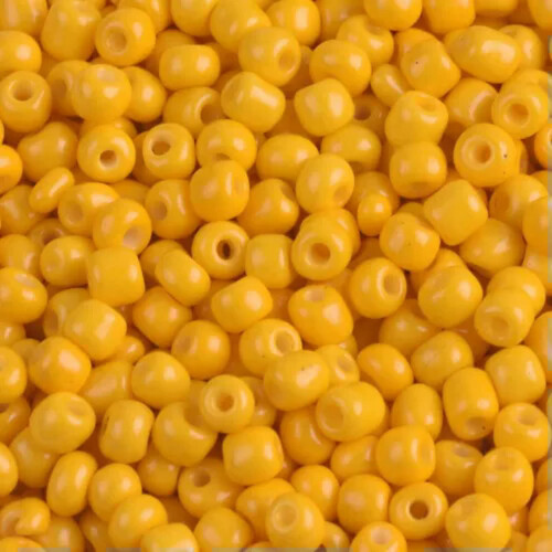 Glass Spacer Beads Deep Yellow 2mm 1000pcs