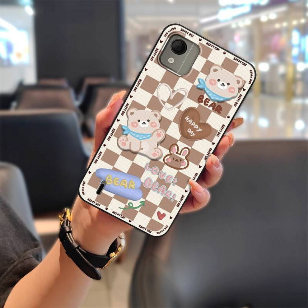 Nokia C110 4G Phone Case – Shockproof, Waterproof, Dirt-Resistant Silicone Tpu Protective Case With Cute Graffiti Design 9341593646857