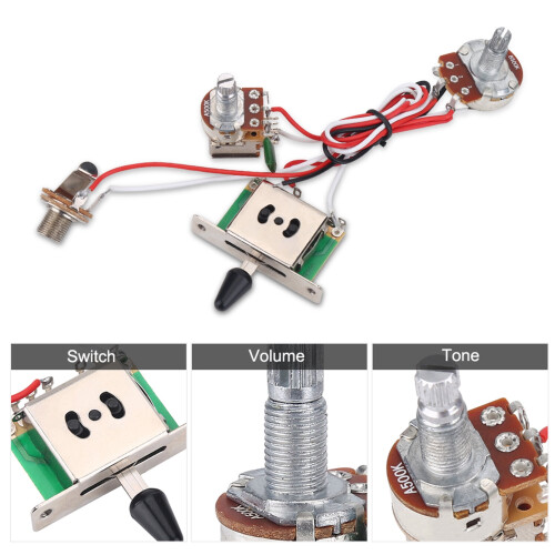 3-Way Guitar Wiring Harness for Electric Guitars 2