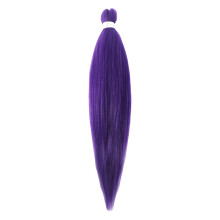 2PCS Pre-Stretched Purple Synthetic Braiding Hair Extensions, Compatible with Braids, Stage, Party, Halloween & Cosplay