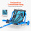 Blue Kids Scooter 4+ Years 132 lbs Side-to-Side Propulsion 2