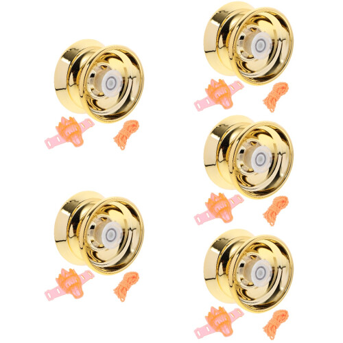 5Ensembles Yo-Yo Alliage Jouet Simple Main Pour Enfants