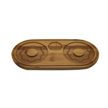 Boutique Baking trays & trays Clearance Rimmer Tray Glass and Sugar Rim Bar Cocktail Dip Sugar Seasoning Plate