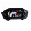 Digital Lcd Motorcycle Speedometer Abs Black 1Set 7.9X5.9X3.1In 5