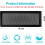 Black Magnetic Floor Vent Covers Plastic Rectangle 4PCS 2