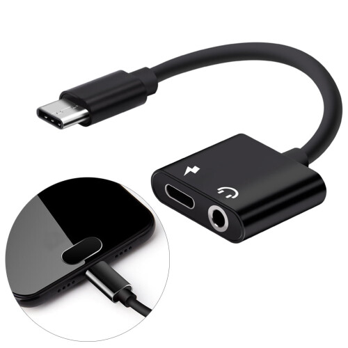 USB-C-auf-3,5-mm-Kopfhöreradapter (1 Stück)