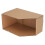 unbranded Corrugated Paper Storage Basket Stackable Shelves Desktop Light Brown 4