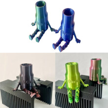 5 stuks 3D-geprinte sockets, creatief beweegbaar model met lange benen, socket-schurk, speelgoed, cadeau voor tienerjongens, ideaal voor monteurs en